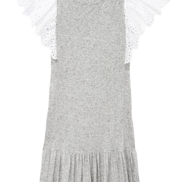 Rebecca Taylor Livy Eyelet Jersey Dress XS - Picture 2 of 12